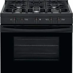 New 🥰 Frigidaire 29-7/8 in. Gas 5-Burner Sealed Freestanding Range in Black 🔥