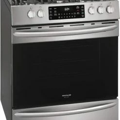 Deals 🎁 Frigidaire Gallery 29-7/8 in. Gas 5-Burner Sealed Freestanding Range in Stainless Steel 👍