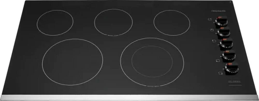 Cheap 👍 Frigidaire 5 Burner Smoothtop Cooktop in Stainless Steel 💯