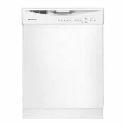 Budget 🥰 Frigidaire 24 in. 55dB 5-Cycle Built-In Dishwasher in White ⭐