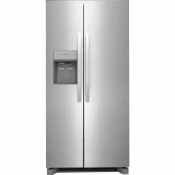 New โจ Frigidaire 22.2 cu. ft. Side-By-Side Refrigerator in Stainless ๐