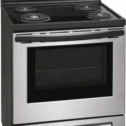 Best Sale 😍 Frigidaire 29-7/8 in. Electric 4-Burner Coil Freestanding Range in Stainless Steel 🛒