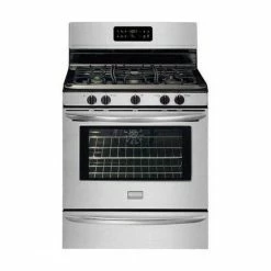 Buy 🧨 Frigidaire Gallery 29-7/8 in. Gas 5-Burner Sealed Freestanding Range in Stainless Steel ⌛