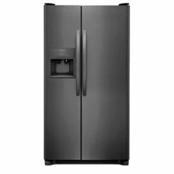 Outlet โจ Frigidaire 35-5/8 in. 26 cu. ft. Side-By-Side Refrigerator in Black Stainless โญ