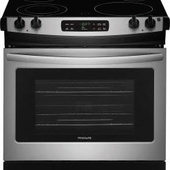 New ⌛ Frigidaire 30 in. Electric 4-Burner Smoothtop Drop-In Range in Stainless 🎉