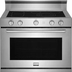 Top 10 ⭐ Frigidaire Gallery 40 in. Electric 5-Burner Smoothtop Freestanding Range in Stainless Steel 🛒