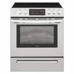 New ⌛ Frigidaire SpaceWise® 29-7/8 in. Electric 5-Burner Smoothtop Freestanding Range in Stainless Steel ⌛