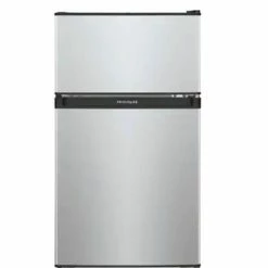 Discount ⌛ Frigidaire 18-7/8 in. 3.1 cu. ft. Compact Refrigerator in Silver Mist 🥰