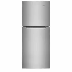 Best reviews of 🥰 Frigidaire 10.1 cu. ft. Top Mount Freezer Refrigerator in Brushed Steel ⌛