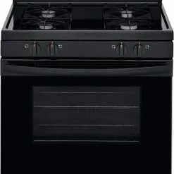 Deals 🎁 Frigidaire 29-7/8 in. Gas 4-Burner Sealed Freestanding Range in Black 😍