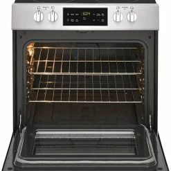 Deals ✔️ Frigidaire SpaceWise® 29-7/8 in. Electric 4-Burner Smoothtop Freestanding Range in Stainless Steel 🔔