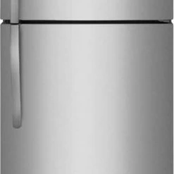 Promo 🥰 Frigidaire 28 in. 17.8 cu. ft. Top Mount Freezer Refrigerator in Stainless Steel 🤩